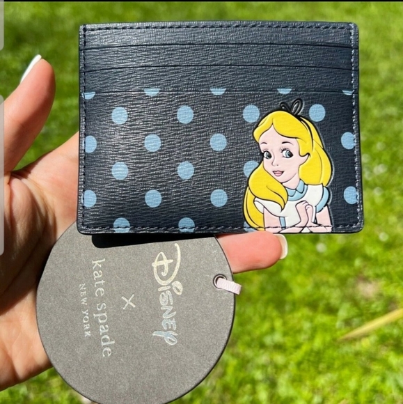 ♠️♥️KATE SPADE 🐇 ♣️♥️ALICE CARD HOLDER 🍀 - Picture 2 of 5
